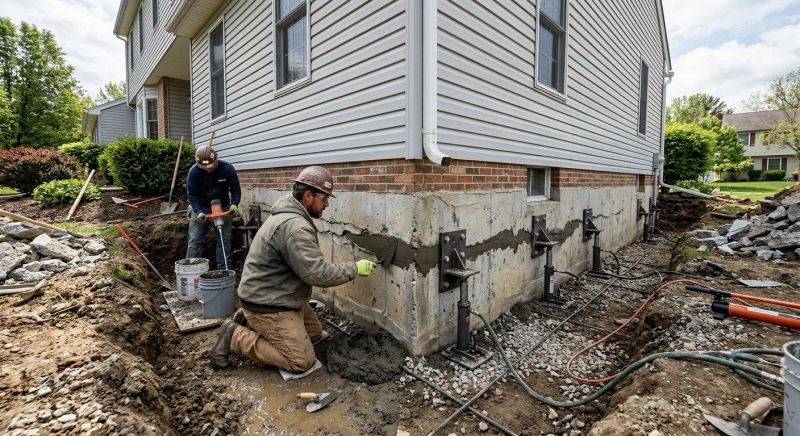 Basement Foundation Repair in Norton, MA