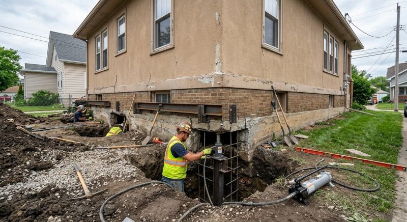 Basement Underpinning in North Attleboro, MA
