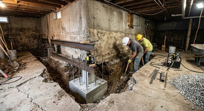 Basement Underpinning in North Attleboro, MA