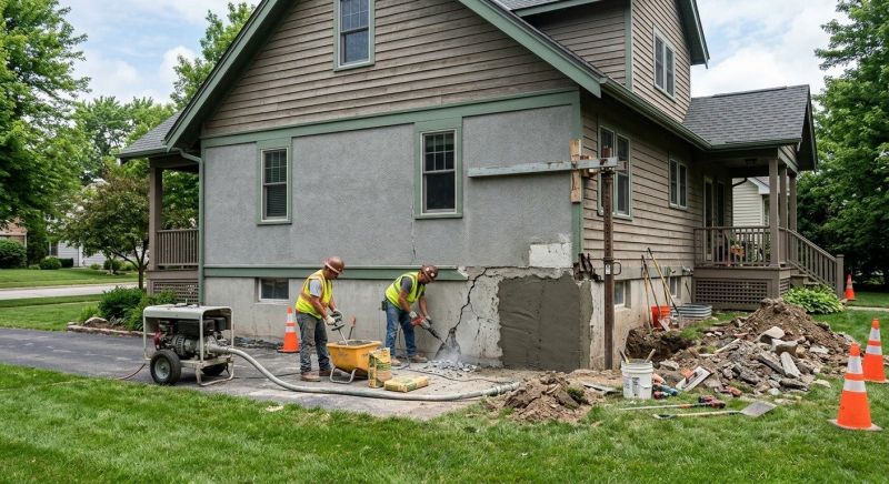 Building Foundation Repair in East Providence, RI