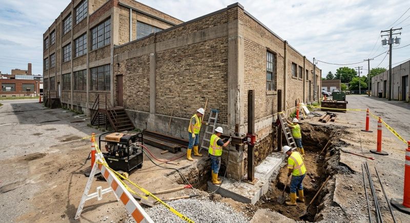 Building Foundation Repair in Pascoag, RI