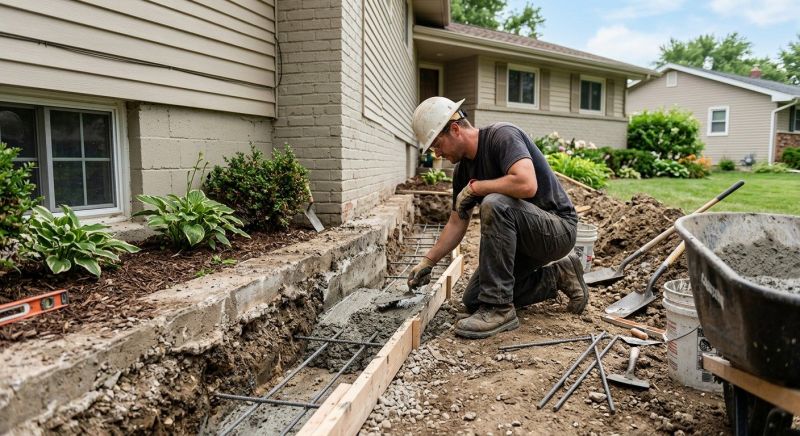 Concrete Foundation Repair in Bristol, RI