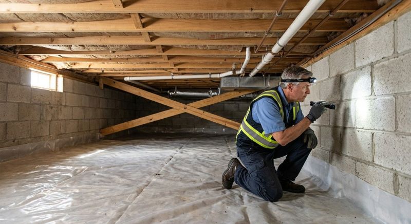 Crawl Space Leveling in North Attleboro, MA
