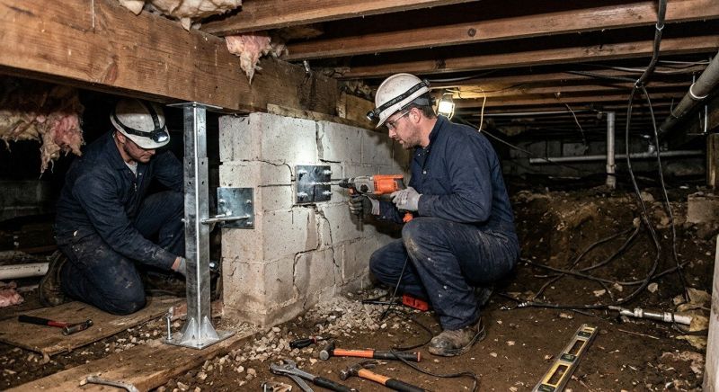 Crawlspace Foundation Repair in East Taunton, MA