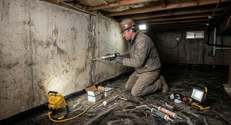 Crawlspace Foundation Repair in Fall River, MA