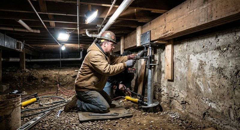 Crawlspace Foundation Repair in Natick, MA