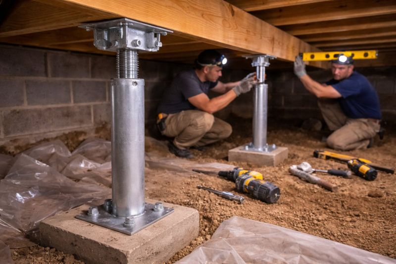Crawlspace Structural Repair in North Attleboro, MA