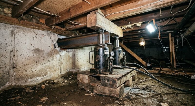 Foundation Jacking in Avon, MA