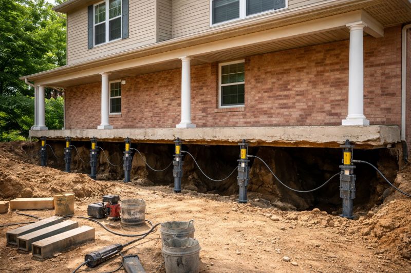 Foundation Jacking in Braintree, MA