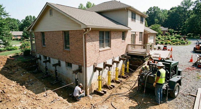Foundation Jacking in Chepachet, RI