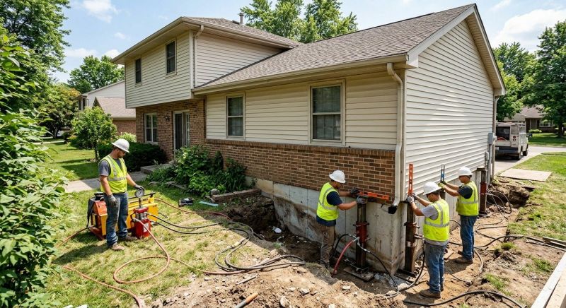 Foundation Jacking in Cranston, RI