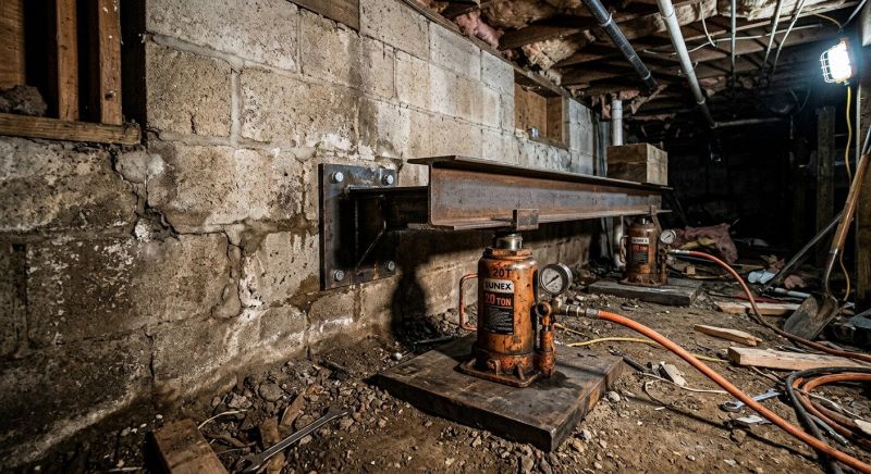 Foundation Jacking in Cranston, RI