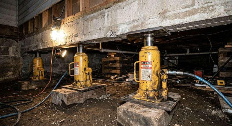 Foundation Jacking in Fall River, MA