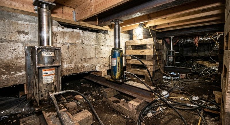 Foundation Jacking in Riverside, RI