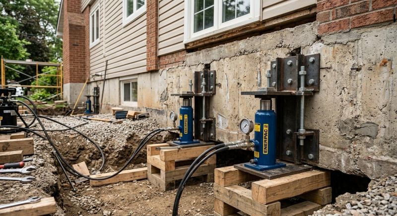 Foundation Jacking in Rockland, MA