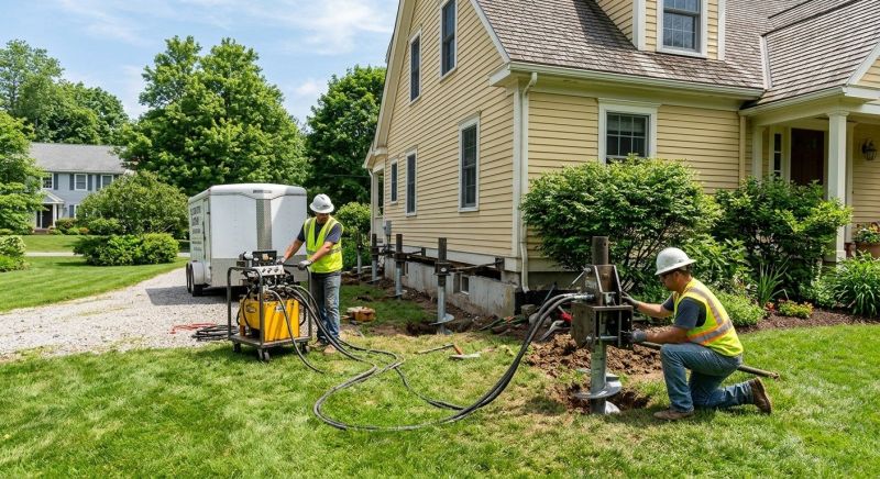 Foundation Lifting in Barrington, RI