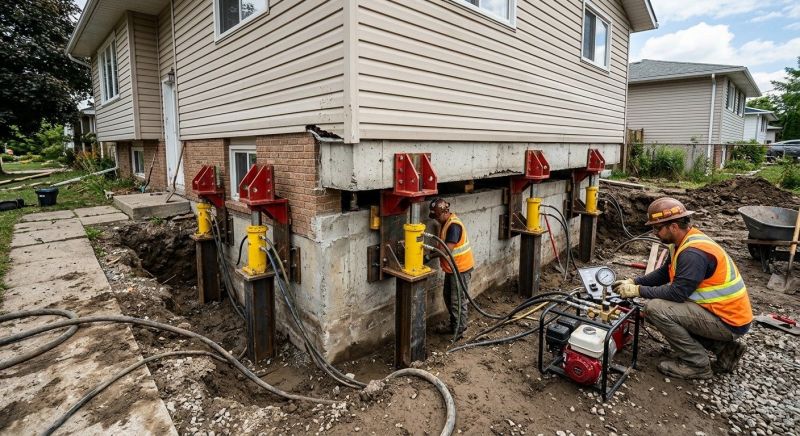 Foundation Lifting in Fall River, MA
