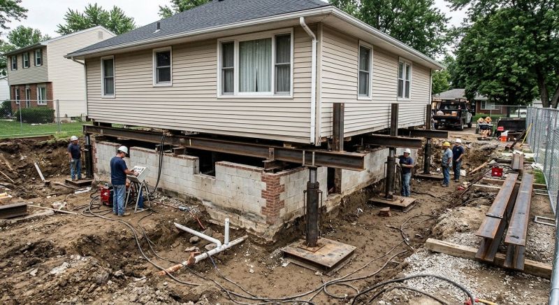 Foundation Lifting in Foster, RI