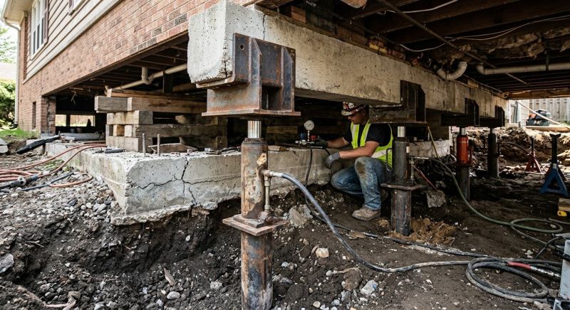 Foundation Lifting in Riverside, RI