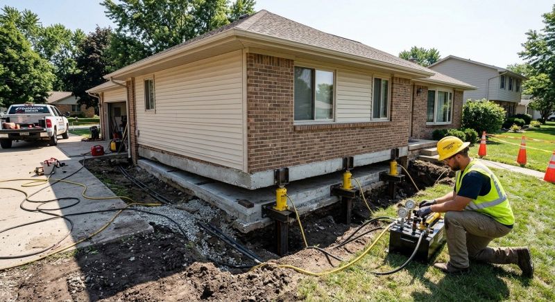 Foundation Lifting in Warwick, RI