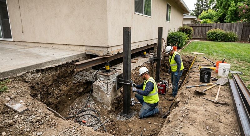 Foundation Pier Repair in North Attleboro, MA