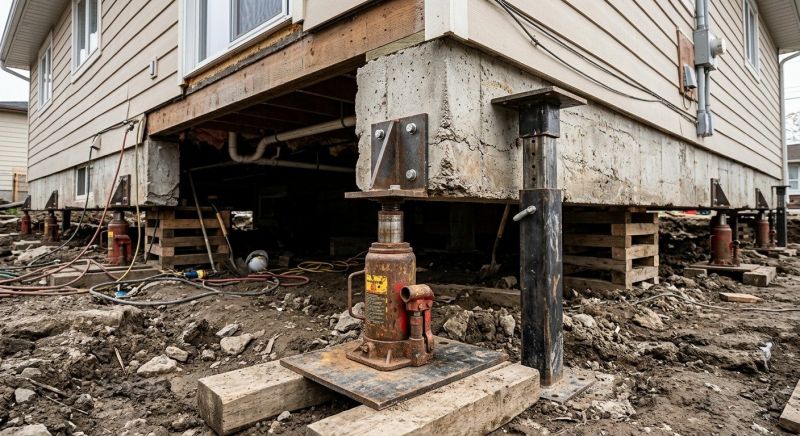 Foundation Raising in Lincoln, RI