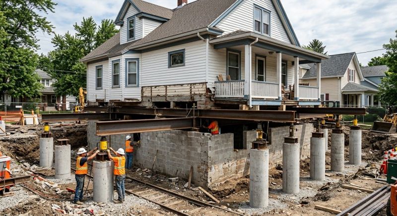 Foundation Raising in Rockland, MA