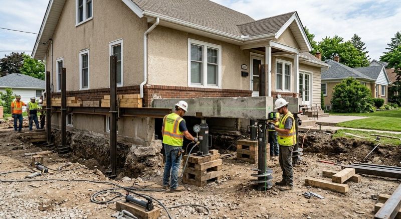 Foundation Releveling in North Attleboro, MA