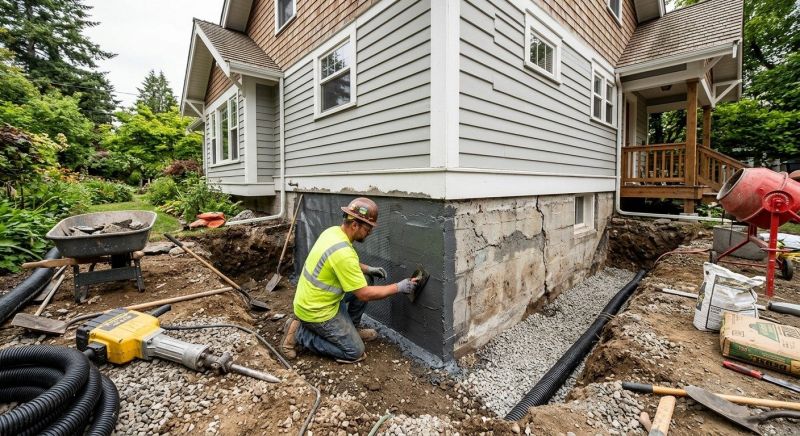 Foundation Renovation in North Attleboro, MA