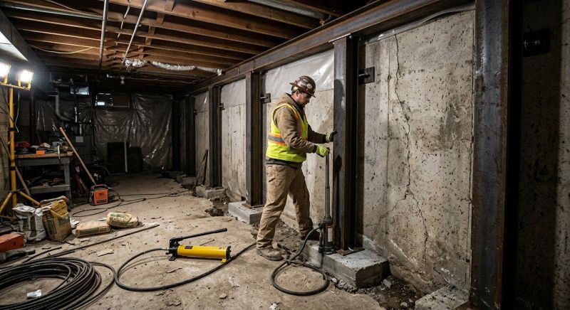 Foundation Stabilizing in Hanson, MA