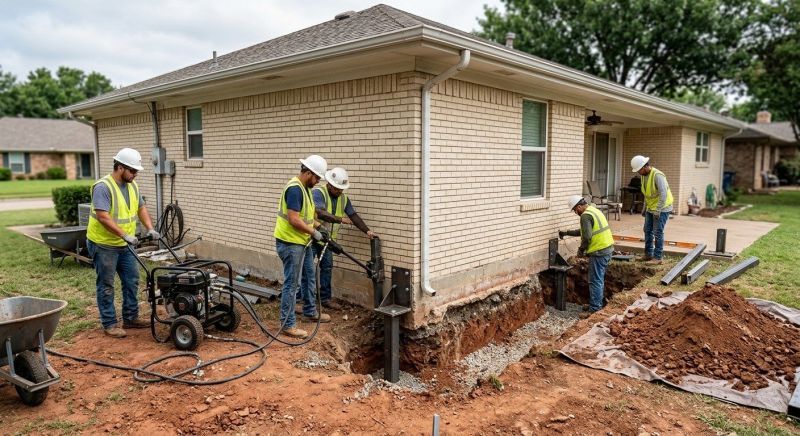 Foundation Stabilizing in Jamaica Plain, MA