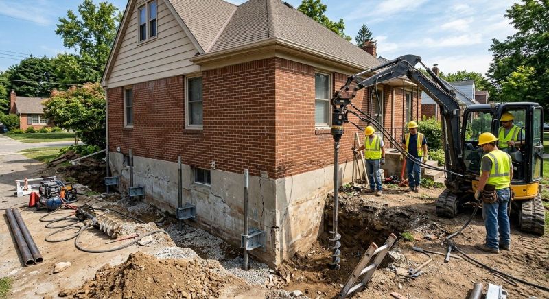 Foundation Stabilizing in Lakeville, MA