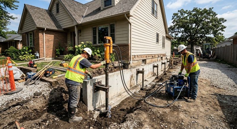 Foundation Stabilizing in North Attleboro, MA