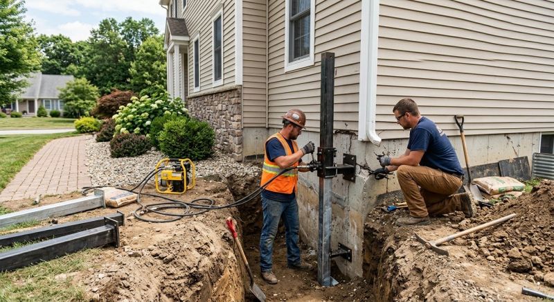 Foundation Stabilizing in Warren, RI