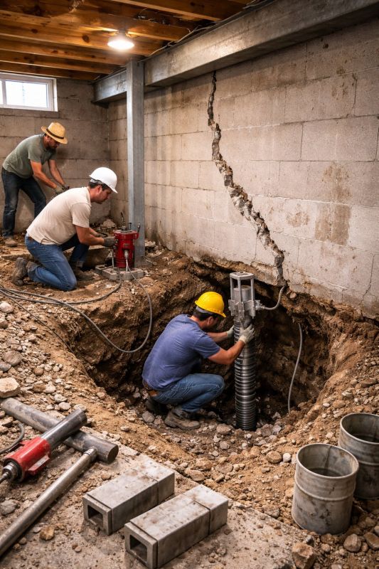 Foundation Structural Repair in Jamaica Plain, MA