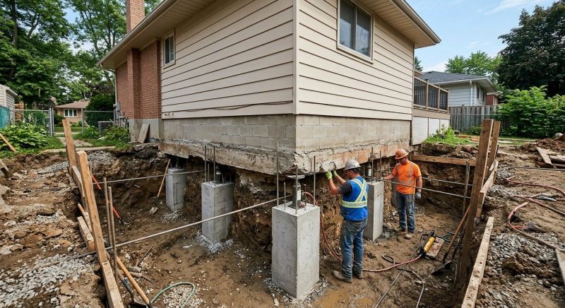 Foundation Underpinning in North Attleboro, MA