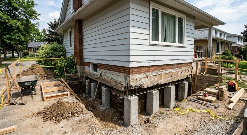 Foundation Underpinning in North Attleboro, MA