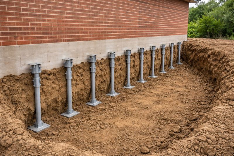 Helical Pile Installation in North Attleboro, MA