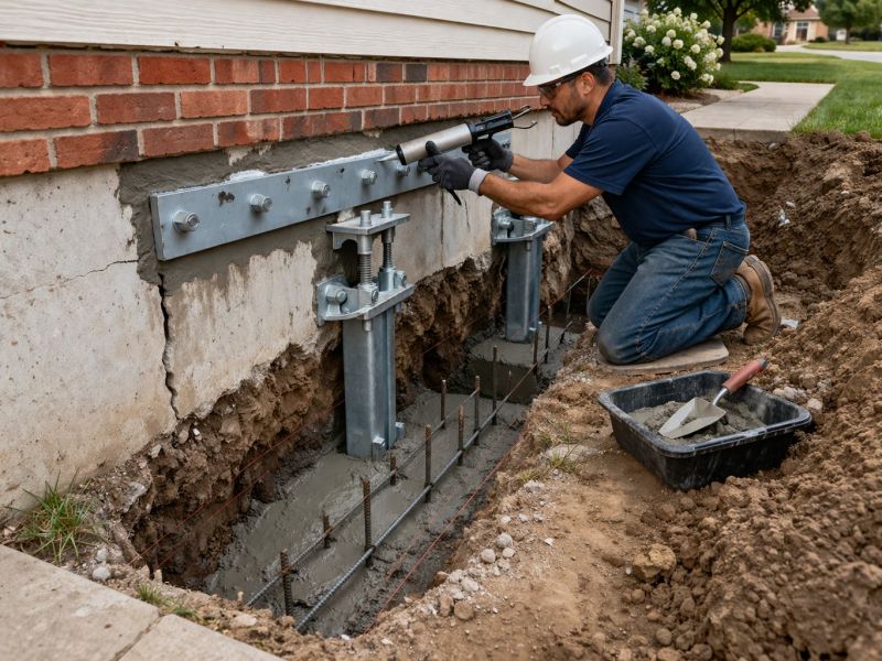 Home Foundation Repair in Norwood, MA
