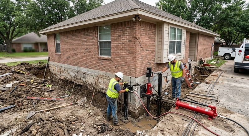 House Foundation Repair in East Taunton, MA