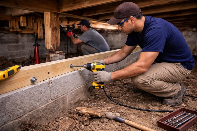 House Foundation Repair in North Easton, MA