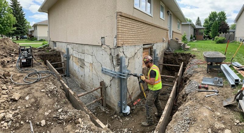 House Foundation Repair in Stoughton, MA