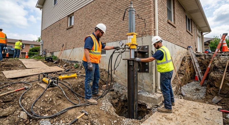 Settling Foundation Service in Milton, MA