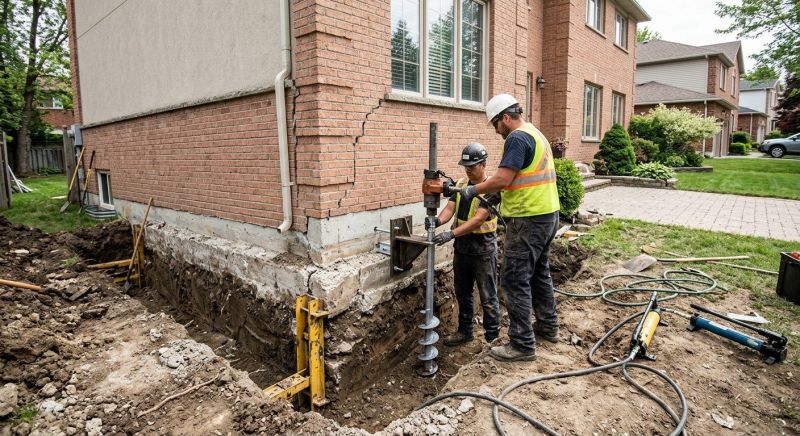 Sinking Foundation Repair in Bristol County, RI