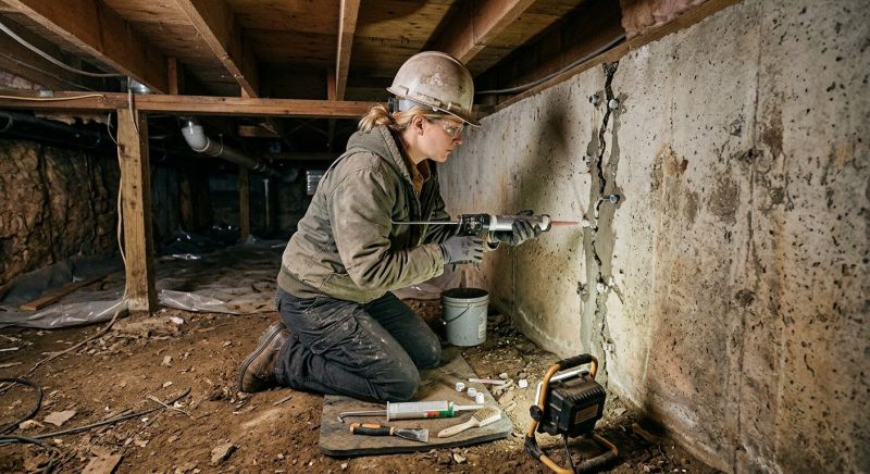 Structural Foundation Repair in Cranston, RI
