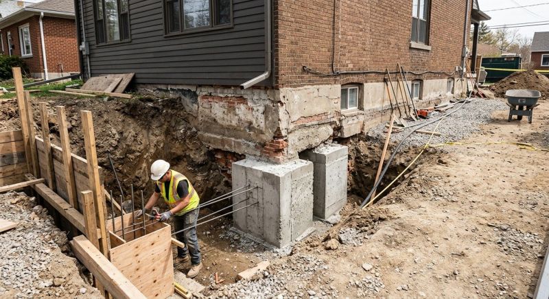 Structural Underpinning in North Attleboro, MA