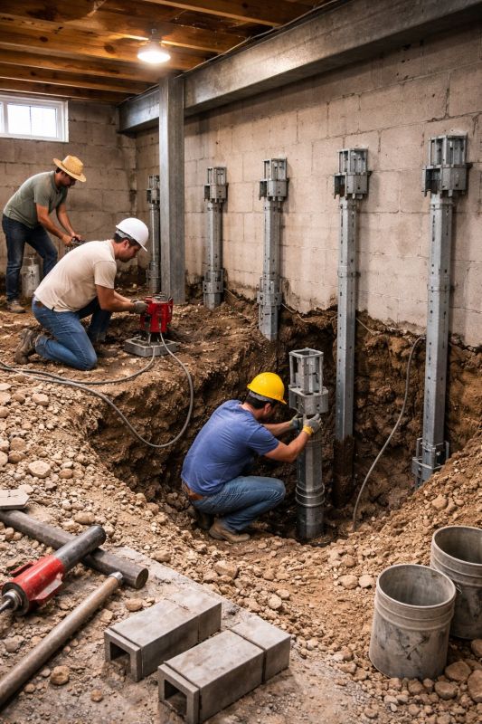 Structural Underpinning in North Attleboro, MA