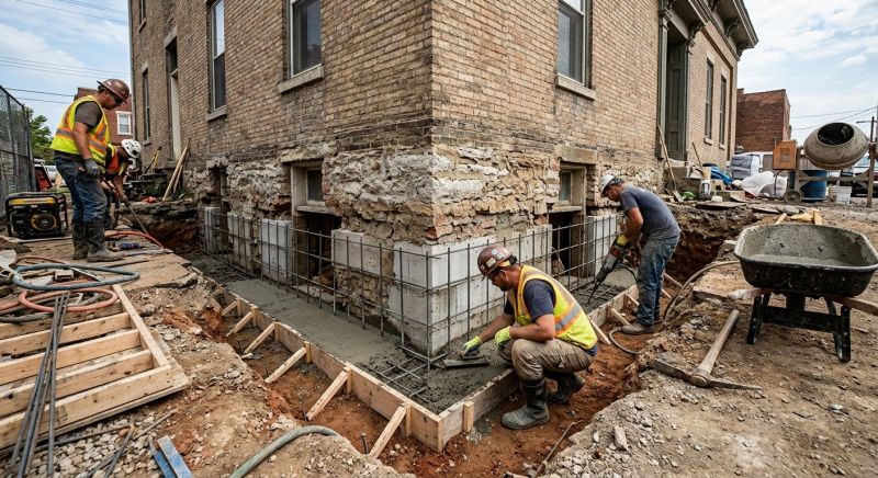 Underpinning Repair in North Attleboro, MA