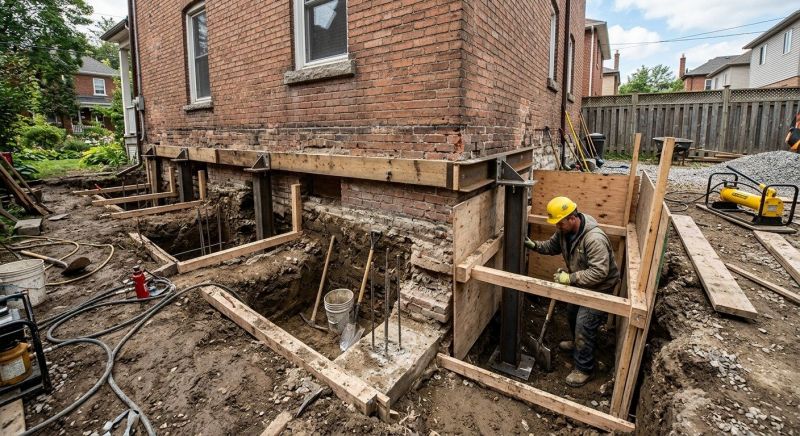 Underpinning Repair in North Attleboro, MA